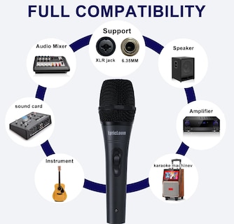 Foto 6 | Foto 6 | Micrófono Lyricroom Professional Xlr Cableado Con Cable - Venta Internacional.