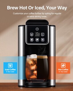 Foto 2 | Foto 2 | Cafetera Shardor De Una Sola Porción Para Cápsulas K Cup Y Molida - Venta Internacional.