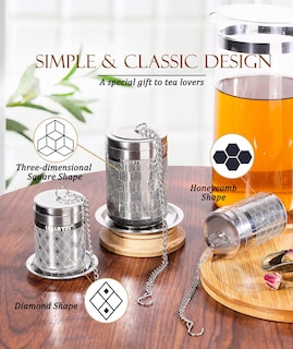 Foto 5 | Foto 5 | Set De Infusores De Té Lullatti De Acero Inoxidable 18/8 (paquete De 2+1) - Venta Internacional.