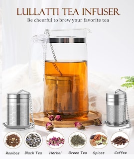 Foto 6 | Foto 6 | Set De Infusores De Té Lullatti De Acero Inoxidable 18/8 (paquete De 2+1) - Venta Internacional.