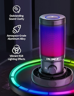 Foto 2 | Foto 2 | Micrófono Usb Para Juegos Talomen Falcon8 Para Pc/ps4/ps5 Rgb - Venta Internacional.