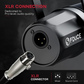 Foto 3 | Foto 3 | Micrófono Fduce Xlr Dynamic Sl40x Para Grabación Vocal - Venta Internacional.