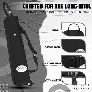 Foto 4 | Foto 4 | Funda Para Baquetas Flexzion Para Música De Percusión Con 4 Pares De Baquetas - Venta Internacional.
