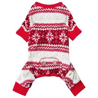Foto 1 | Foto 1 | Pijama Para Perros Kyeese Christmas Snowflake Para Perros Pequeños Y Medianos - Venta Internacional.