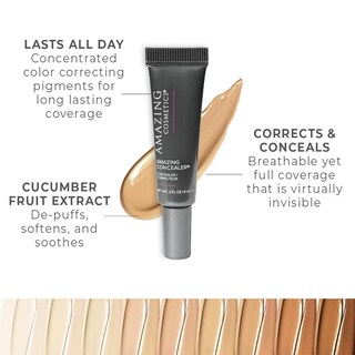 Foto 2 | Foto 2 | Corrector Amazingcosmetics Amazing Cobertura Total 6 Ml Bronceado Medio - Venta Internacional.