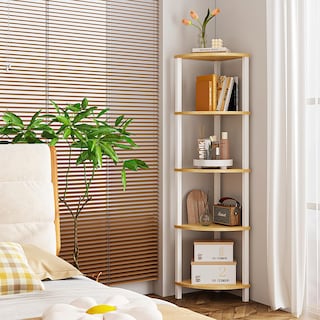 Foto 4 | Foto 4 | Estantería De Esquina Vimber Estantería De Esquina De 5 Niveles Ujsj001q Blanca - Venta Internacional.
