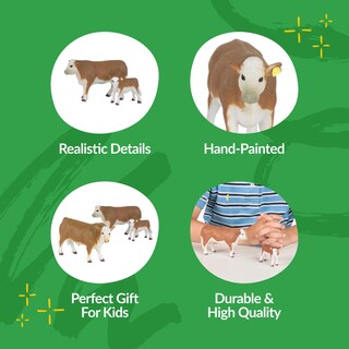 Foto 3 | Foto 3 | Farm Toy Big Country Toys Hereford Para Vacas Y Becerros Escala 1:20 - Venta Internacional.