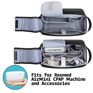 Foto 2 | Foto 2 | Bolsa De Viaje Cpap Compatible Con Curmio Con Resmed Airmini Black - Venta Internacional.