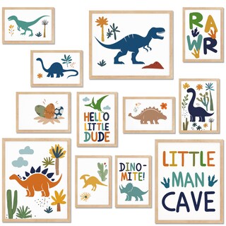 Foto 1 | Foto 1 | Dinosaurio De Dos Días Para Decoración De Habitación Para Niños Pequeños Con 12 Estampados - Venta Internacional.