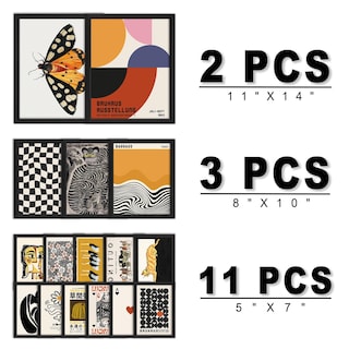 Foto 2 | Foto 2 | Decoración De Pared Con Marco Ecléctico Anerza 16 Unidades Para Dormitorio - Venta Internacional.