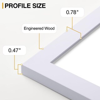 Foto 7 | Foto 7 | Marco De Fotos Para Collage Decoración De Pared Vittanly 12 Unidades Color Blanco - Venta Internacional.