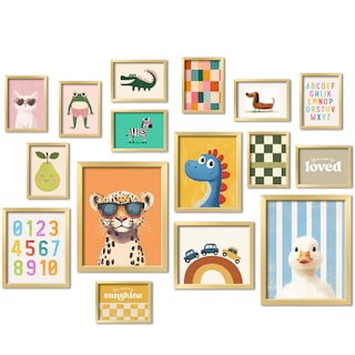 Foto 1 | Foto 1 | Set De Decoración Mural 16 Piezas Habitación Infantil Dormitorio Sala De Juegos - Venta Internacional.