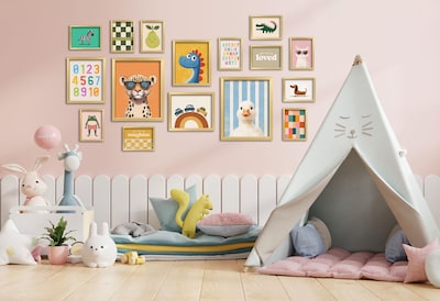 Foto 7 | Foto 7 | Set De Decoración Mural 16 Piezas Habitación Infantil Dormitorio Sala De Juegos - Venta Internacional.