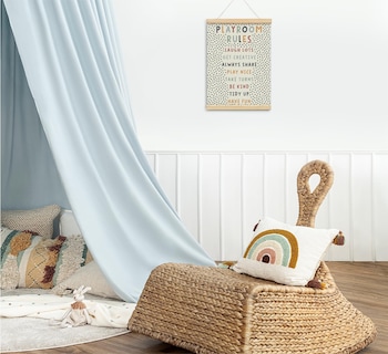 Foto 2 | Foto 2 | Lienzo Colgante Para Decoración De Pared  Sala De Juegos Para Niños  30 X 40 Cm - Venta Internacional.