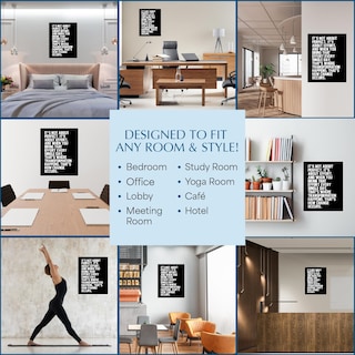 Foto 4 | Foto 4 | Póster De Pared Motivacional «no Se Trata De Ser Perfecto» 20 X 25 Cm - Venta Internacional.