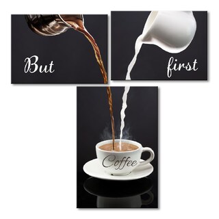 Foto 1 | Foto 1 | Decoración De Pared Pinetree Art Coffee Bar But First Coffee Set 3 - Venta Internacional.