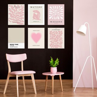 Foto 5 | Foto 5 | Lámina Mural Habseligkeit Matisse Pink 20 X 25 Cm Sin Marco - Venta Internacional.