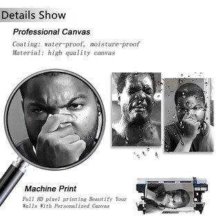 Foto 5 | Foto 5 | Lienzo Decorativo Para Pared  Divertido Juego De Baño Friday  2 Unidades  30 X 45 Cm - Venta Internacional.