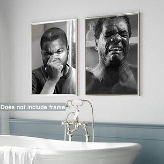 Foto 7 | Foto 7 | Lienzo Decorativo Para Pared  Divertido Juego De Baño Friday  2 Unidades  30 X 45 Cm - Venta Internacional.