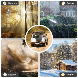 Foto 5 | Foto 5 | Funda De Repuesto Para Neumáticos Dudsoeho De Piel Impermeable Para Remolque De Autocaravana - Venta Internacional.