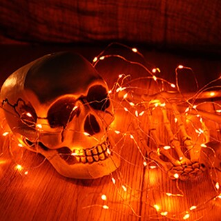 Foto 4 | Foto 4 | Cadena De Luces Yiaht Orange Halloween 7 M 20 Led - Venta Internacional.