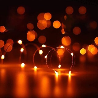 Foto 6 | Foto 6 | Cadena De Luces Yiaht Orange Halloween 7 M 20 Led - Venta Internacional.