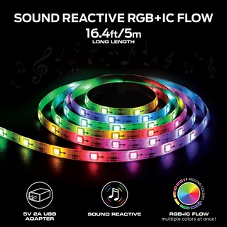 Foto 3 | Foto 3 | Tira De Luces Led Xtreme Music Sync De 5 M Multicolor Rgb+ic - Venta Internacional.