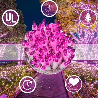 Foto 2 | Foto 2 | Cadena De Luces Holiday Essence Purple Christmas 20 6 M 100 - Venta Internacional.