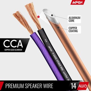 Foto 6 | Foto 6 | Cable De Altavoz Cca Estéreo De Calibre 14 Awg De 100 Pies (30 5 M) - Venta Internacional.