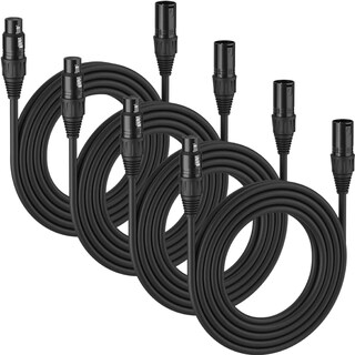 Foto 1 | Foto 1 | Cable Dmx Mfl. Flexible Xlr Macho A Hembra De 3 1 M 3 Pines Paquete De 4 Unidades - Venta Internacional.