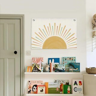 Foto 2 | Foto 2 | Bandera Lacama Boho Sunshine Para Decoración De Aula 76 X 51 Cm Lino - Venta Internacional.
