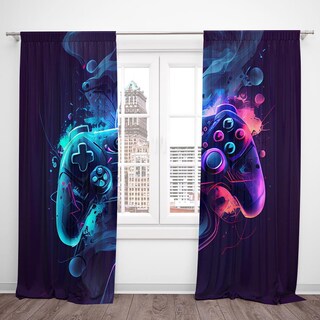 Foto 4 | Foto 4 | Cortina De Ventana Dotooma  Azul Y Morado Degradado  210 X 213 Cm  2 Paneles - Venta Internacional.