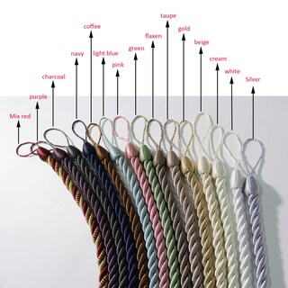 Foto 7 | Foto 7 | Cuerda Para Cortinas Bel Avenir Color Blanco Paquete De 4 - Venta Internacional.
