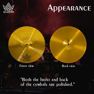 Foto 2 | Foto 2 | Ride Cymbal Uluobo De Acero Inoxidable Dorado De 20 Cm Para Principiantes - Venta Internacional.