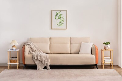 Foto 6 | Foto 6 | Mesa Auxiliar Apicizon De 2 Niveles Con Estante De Almacenamiento Y Patas De Madera Maciza - Venta Internacional.