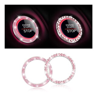 Foto 1 | Foto 1 | Pegatinas De Cristal Con Diamantes De Imitación Para Coche  Diseño De Motor  Color Rosa - Venta Internacional.