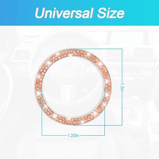Foto 2 | Foto 2 | Calcomanías Para Anillo De Arranque De Motor Con Diamantes De Imitación Para Coche Bling  Paquete De 2 - Venta Internacional.