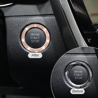 Foto 5 | Foto 5 | Calcomanías Para Anillo De Arranque De Motor Con Diamantes De Imitación Para Coche Bling  Paquete De 2 - Venta Internacional.