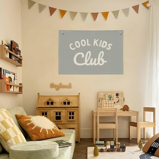 Foto 4 | Foto 4 | Bandera De Lona Para Colgar En La Pared Bandera Plkmn Kids Club - Venta Internacional.