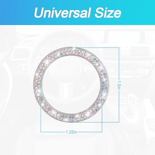 Foto 2 | Foto 2 | Calcomanías Para Anillo De Arranque De Motor Con Diamantes De Imitación Para Coche Bling  Paquete De 2 - Venta Internacional.