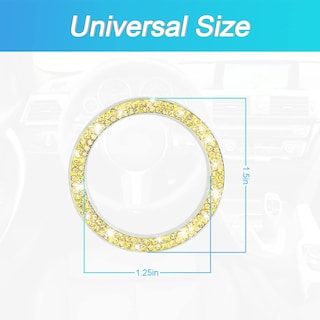 Foto 2 | Foto 2 | Calcomanías Para Anillo De Arranque De Motor Con Diamantes De Imitación Para Coche Bling Paquete De 2 - Venta Internacional.
