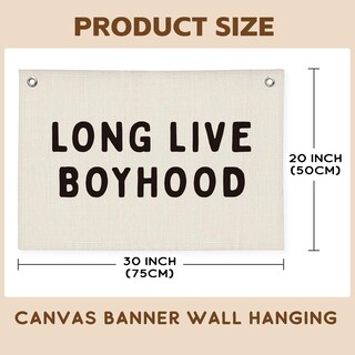 Foto 6 | Foto 6 | Bandera De Lona Plkmn Long Live Boyhood Para Habitación De Niños - Venta Internacional.