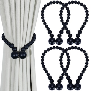 Foto 1 | Foto 1 | Juego De 4 Cuentas Magnéticas De Madera Klogtsind Para Cortinas - Venta Internacional.