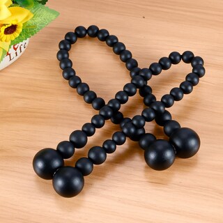 Foto 7 | Foto 7 | Juego De 4 Cuentas Magnéticas De Madera Klogtsind Para Cortinas - Venta Internacional.