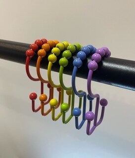 Foto 6 | Foto 6 | Juego De 12 Ganchos Para Cortinas De Ducha Qazvmlp De Acero Inoxidable 304 - Venta Internacional.
