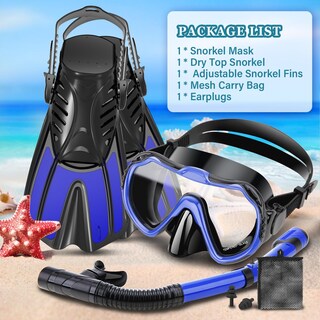 Foto 7 | Foto 7 | Equipo De Esnórquel Ctsaytl 4 En 1 Con Máscara Y Aletas Para Adultos - Venta Internacional.
