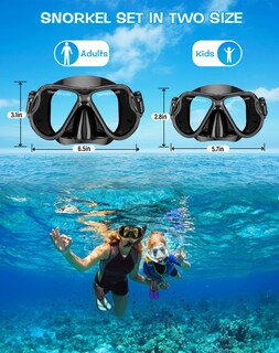 Foto 5 | Foto 5 | Set De Máscara De Buceo Antivaho Greatever Dry Con Vista Panorámica - Venta Internacional.