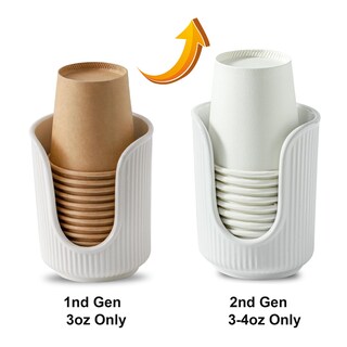 Foto 5 | Foto 5 | Dispensador De Vasos Dobbyby Ceramic Bathroom Para Vasos De 90 A 120 Ml Color Blanco - Venta Internacional.
