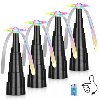 Foto 1 | Foto 1 | Ventilador Recargable Qniznoe Con Luz Led Paquete De 4 Unidades Para Mesas - Venta Internacional.