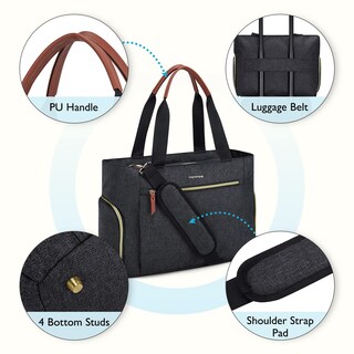 Foto 5 | Foto 5 | Bolsa Para Pañales Mommore Breast Pumper Con Funda Para Portátil De 15 Pulgadas - Venta Internacional.